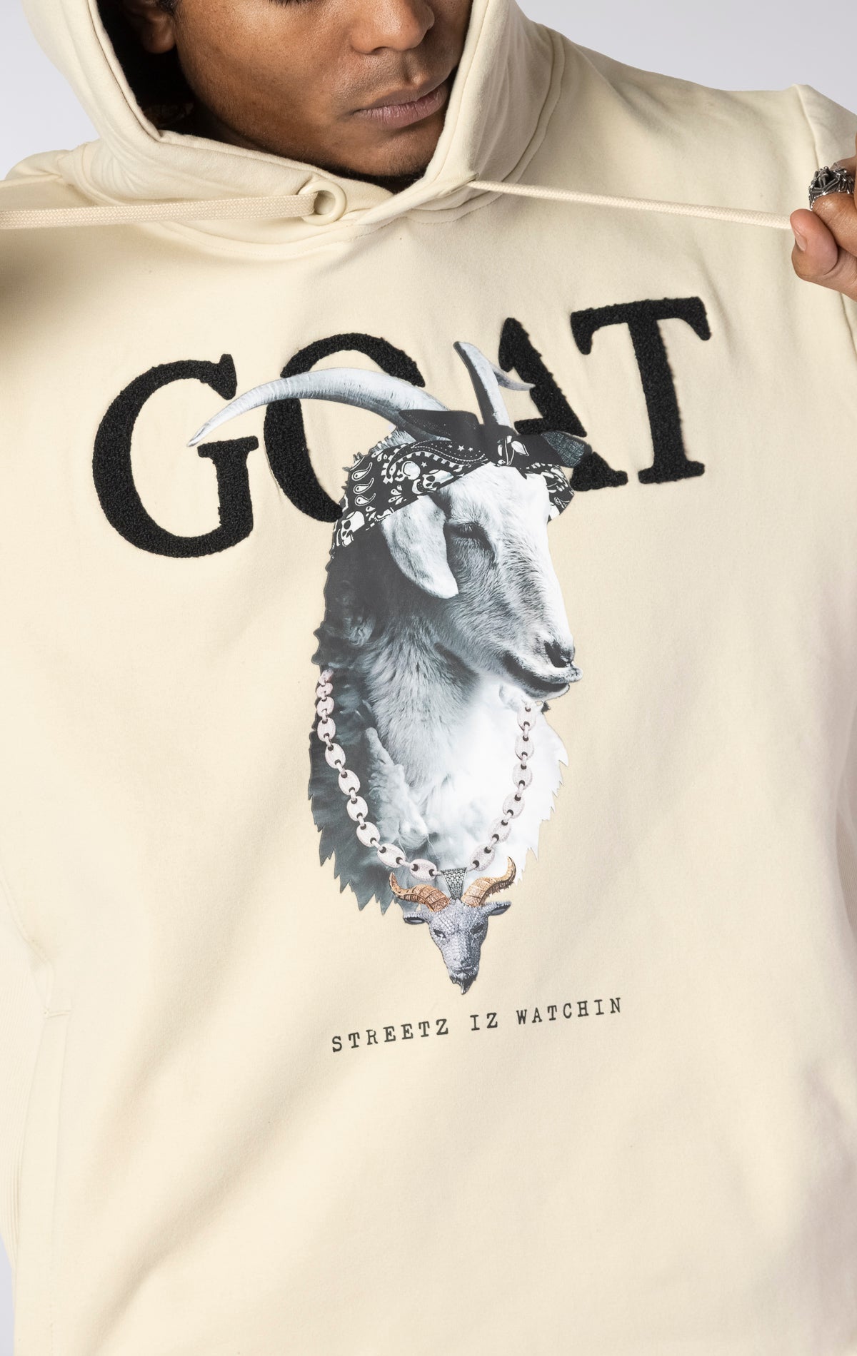 Goat Cropped Hoodie